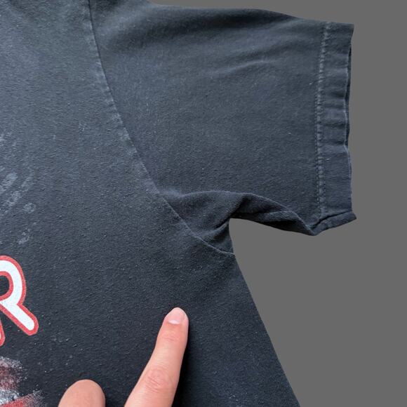 Foreigner x Styx 'United in Rock' 2010 Tour Black SS Graphic Band Tee Size L GUC - Picture 4 of 8